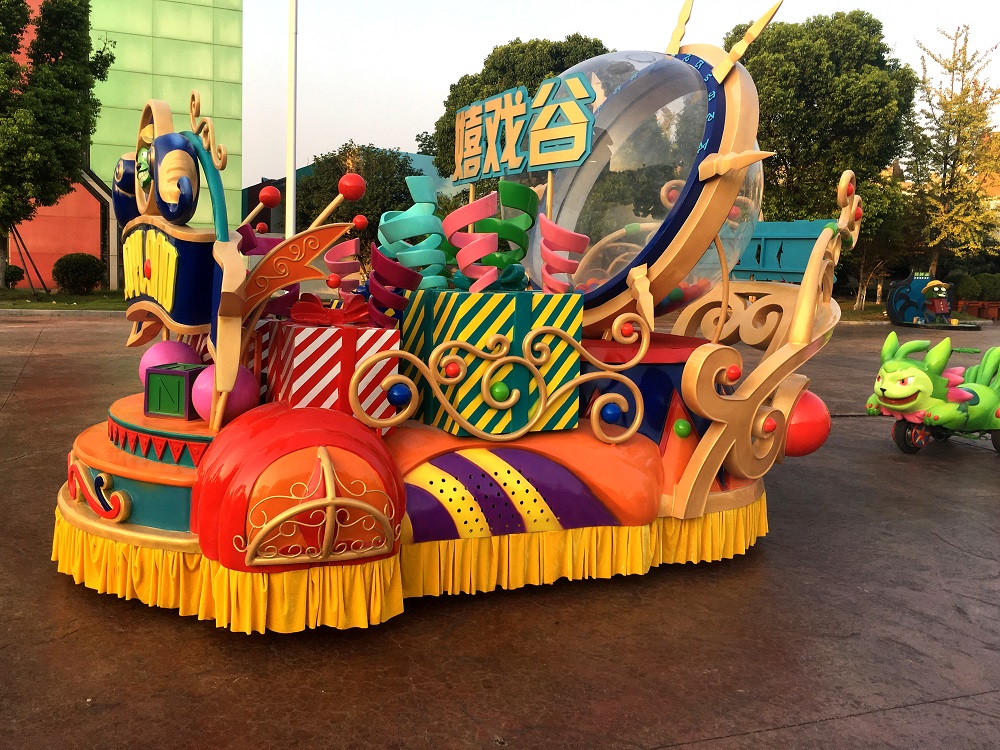 常州嬉戏谷巡游花车